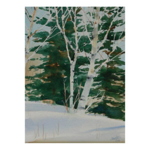Winter Birches by Jim Hillis